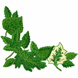 Leaves Embroidery Design 10